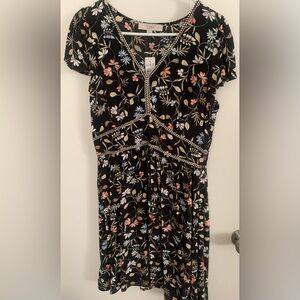 LOFT Floral Print Dress